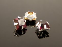 Preciosa MC Square in Flower Sew-on Setting