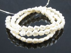 Glass Imitation pearl Star beads