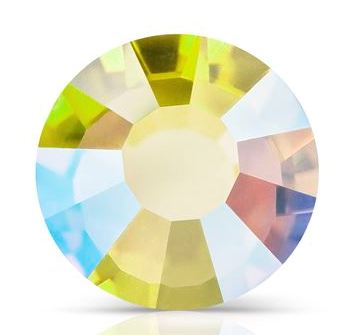 Preciosa Šatónová ruža VIVA12® Hotfix ss30 Acid Yellow AB