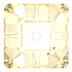 Preciosa Čtvereček 1D 8x8mm Crystal Argent Flare