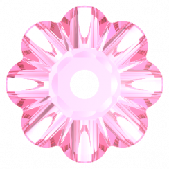 Preciosa Loch Flower 1H 14mm Pink Sapphire