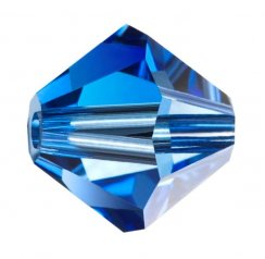 Preciosa MC Rondelle Bead 10mm Sapphire