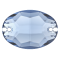 Preciosa Oval 2H 10x7mm Light Sapphire