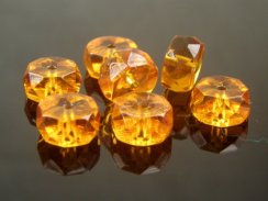 Fire Polished Rondelle Disc Beads