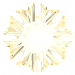 Preciosa Loch Flower 1H 8mm Crystal Argent Flare