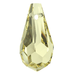 Preciosa® pendant MC Drops 984 1H 9x18mm Medium Yellow