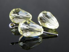Preciosa MC Bead Pear 12x8mm Light Yellow
