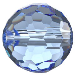 Preciosa MC Bead Round - Rich Cut 10mm Crystal Lagoon
