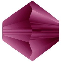 Preciosa MC Rondelle Bead 4mm Burgundy Matte