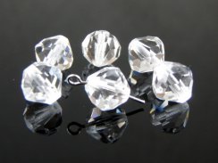 Preciosa Perle zkosená 6mm Crystal