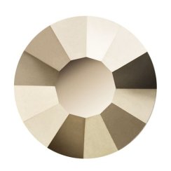 Preciosa MC šatónová ruža VIVA12® No Hotfix ss12 Crystal Starlight Gold