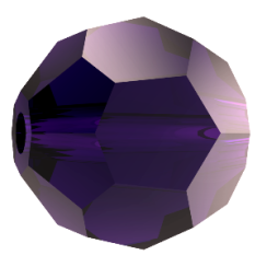Preciosa MC Round Bead 6mm Deep Tanzanite
