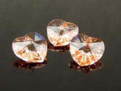 Preciosa® pendant MC Heart 1H 14mm Sweet Orange
