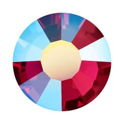 Preciosa MC Šatónová ruža VIVA12® No Hotfix ss10 Ruby AB