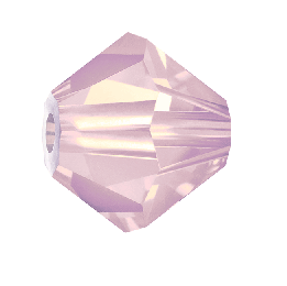 Preciosa MC Rondelle Bead 5mm Rose Opal