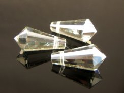 Preciosa® pendant MC Drops 181 1H 9x18mm Crystal Viridian