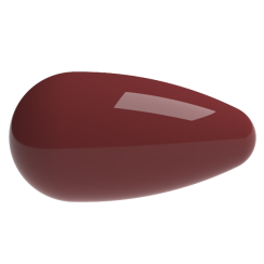 Preciosa Pearshape pearl 1H 15x8mm Cranberry