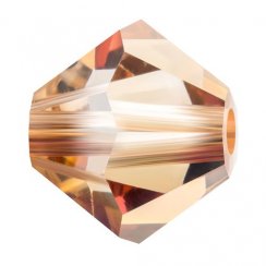 Preciosa MC Rondelle Bead 4mm Crystal Celsian