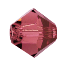 Preciosa MC Rondelle Bead 12mm Light Burgundy