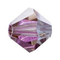 Preciosa Bead Rondell 6mm Crystal Vitrail Light