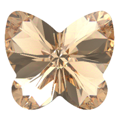 Preciosa MC Butterfly 10mm Crystal Honey
