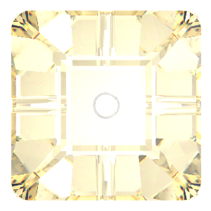 Preciosa Loch Square 1H 10x10mm Crystal Argent Flare