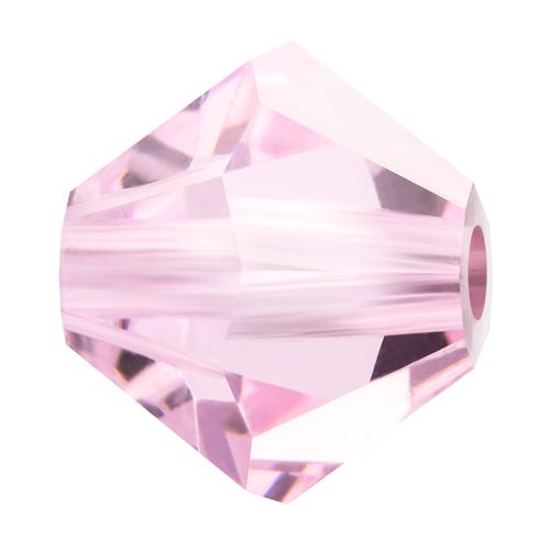 Preciosa MC Rondelle Bead 5mm Pink Sapphire