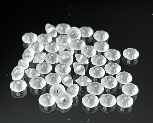 Preciosa MC Bead Spacer 3x5mm Crystal Matte