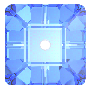 Preciosa Loch Square 1H 6x6mm Crystal Lagoon