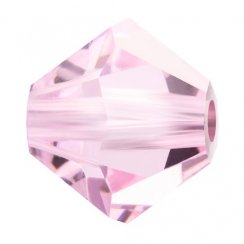 Preciosa MC Rondelle Bead 6mm Pink Sapphire