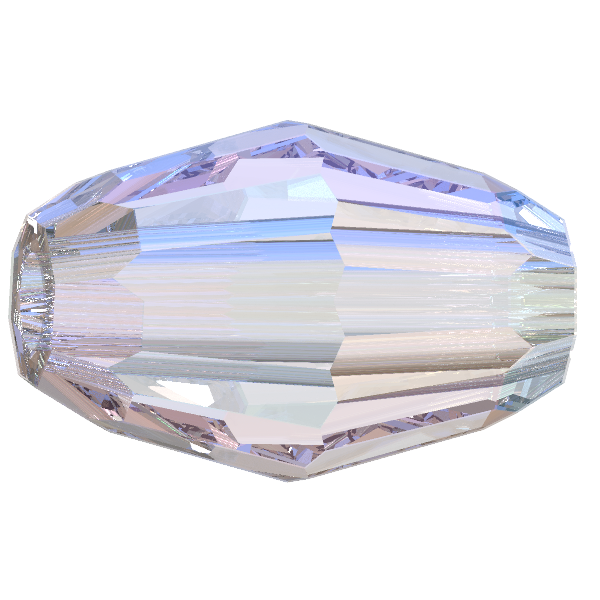 Preciosa Perle Oliva 6x4mm Crystal AB