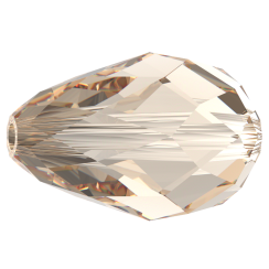 Preciosa Perle Hruška 12x8mm Crystal Velvet