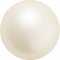 Preciosa Perle vosk guľatá MAXIMA ½D 4mm Cream
