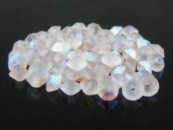 Preciosa MC Bead Spacer 3x5mm Light Rose Matte AB