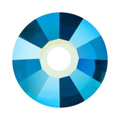 Preciosa Šatonová ruža VIVA12® 1D 4mm Capri Blue AB