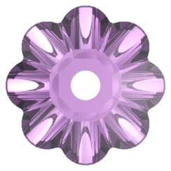 Preciosa Loch Flower 1H 6mm Light Amehtyst