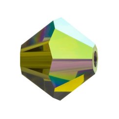 Preciosa MC Rondelle Bead 3mm Olivine AB