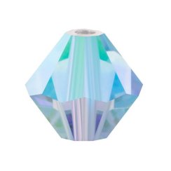 Preciosa MC Rondelle Bead 4mm Light Amethyst 2xAB