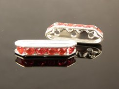 Rhinestone Bridge Rondell 3H