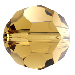 Preciosa MC Round Bead 6mm Light Coloredo Topaz