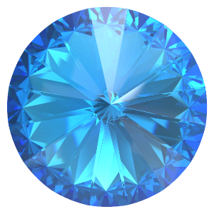 Preciosa MC Rivoli MAXIMA ss34 Crystal Bermuda Blue