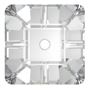Preciosa Štvorček 1D 10x10mm Crystal