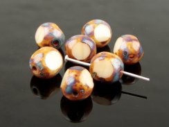 Fire Polished Soccer Ball-3 Cut Beads