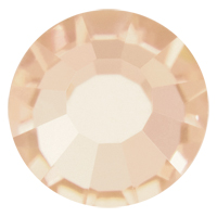 Preciosa MC Šatonová růže VIVA12® nažehlovací ss30 Light Peach